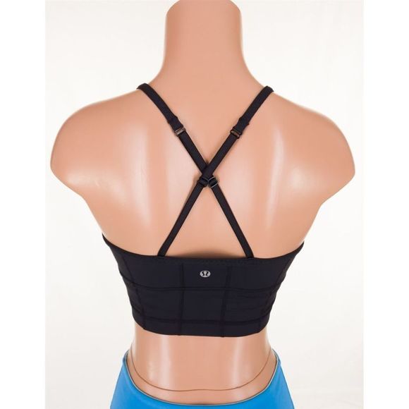LULULEMON 6 Crossover Bra *Long Line Black THROWBACK! - Picture 6 of 9